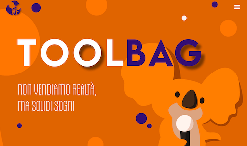 Anteprima del sito Toolbag, orientamento professionale nelle scuole